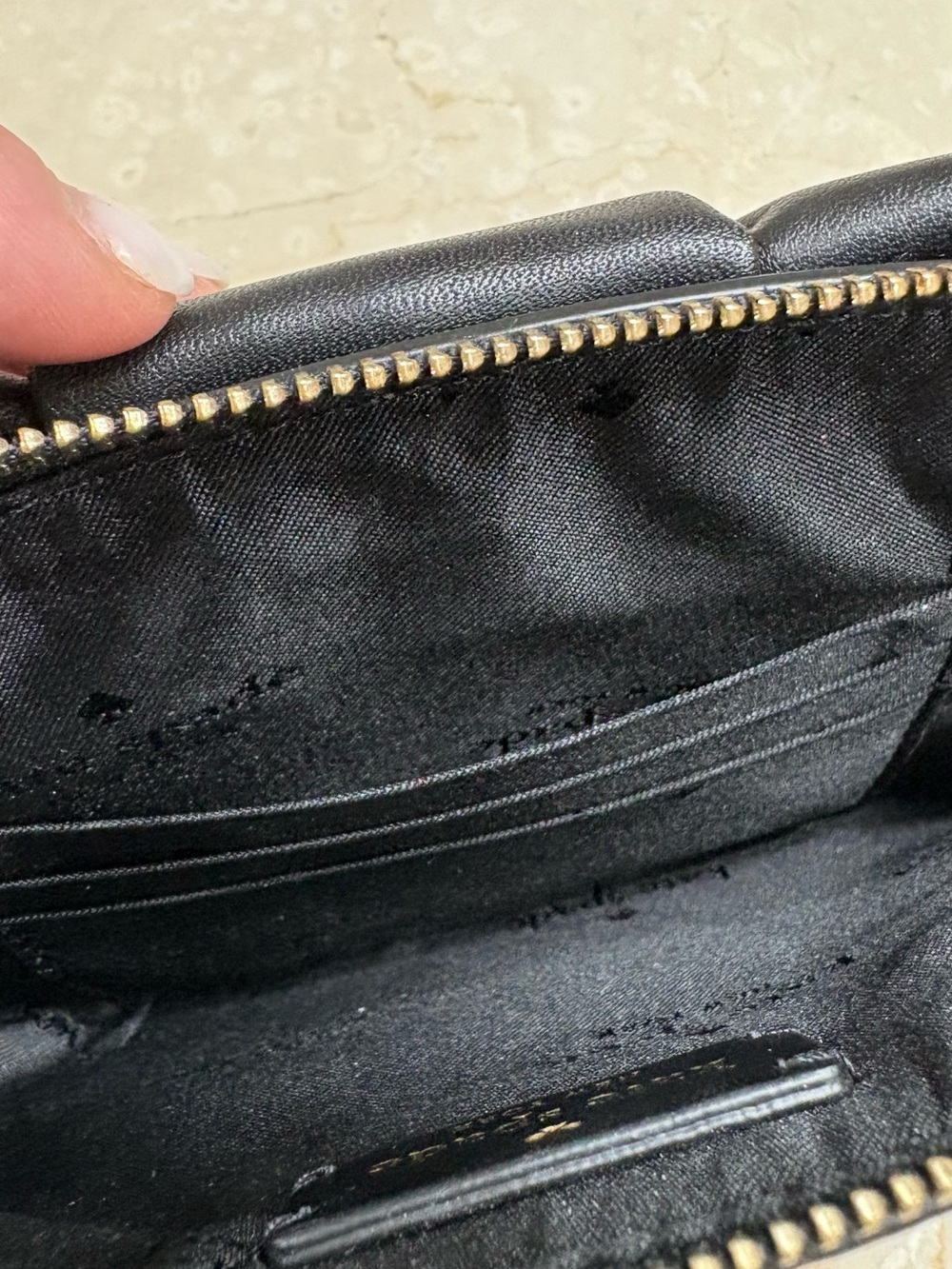 kate spade Black Leather Bow Wristlet - Picture 5 of 7